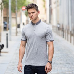 Plain Polo Shirt Men Contrast Fashion Jersey Skinnifit 180 GSM